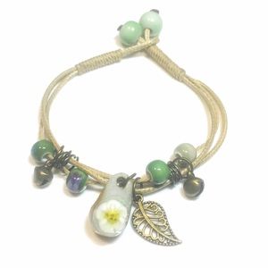 Retro Ceramic Natural Style Bracelet